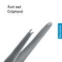 Punt Pincet met Grijptand - 14 cm (PT-2601) | BeautyTools Online