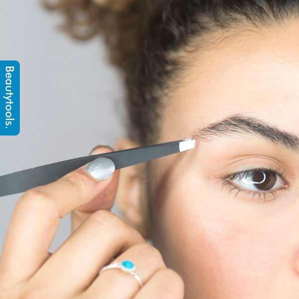 Beauty Tweezers - Matt Black (BT-1925) | BeautyTools Online