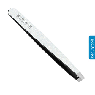Beauty Tweezers - Silver Sparkle (BT-1970) | BeautyTools Online
