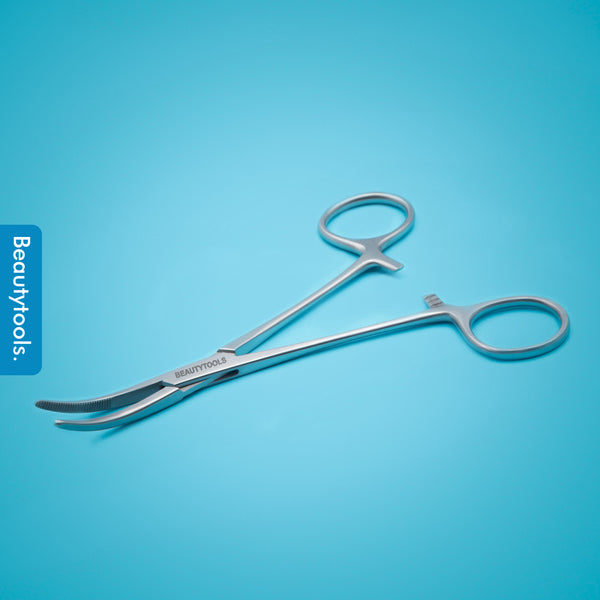 Klemschaar Gebogen - Forcep 14 cm (MS-1178) | BeautyTools Online