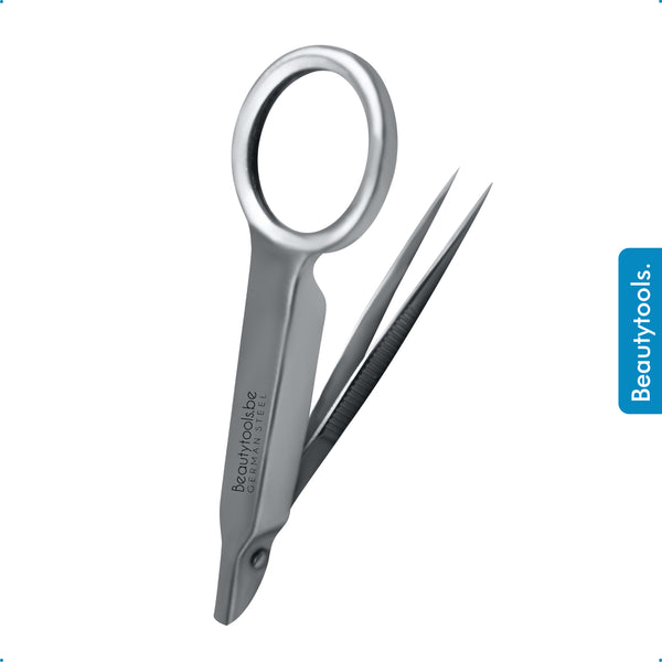 Punt Pincet met Vergrootglas - 9 cm (PT-1048) | BeautyTools Online