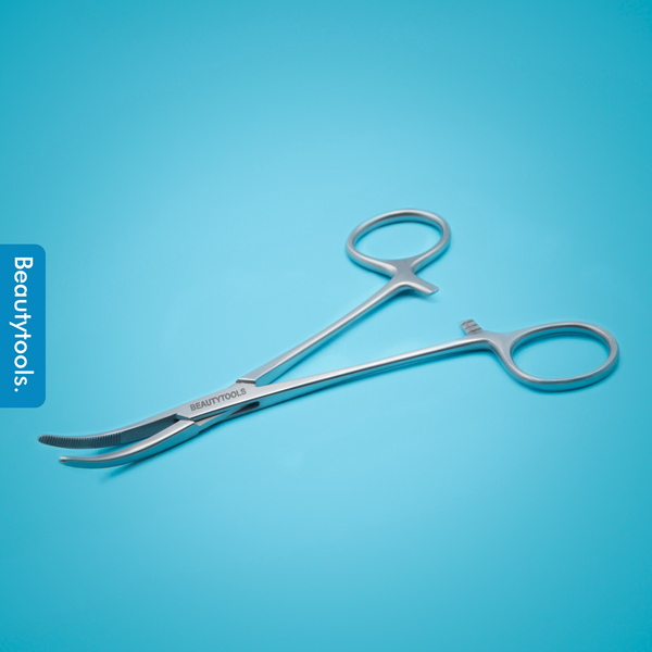 Klemschaar Gebogen - Forcep 14 cm (MS-1178) | BeautyTools Online