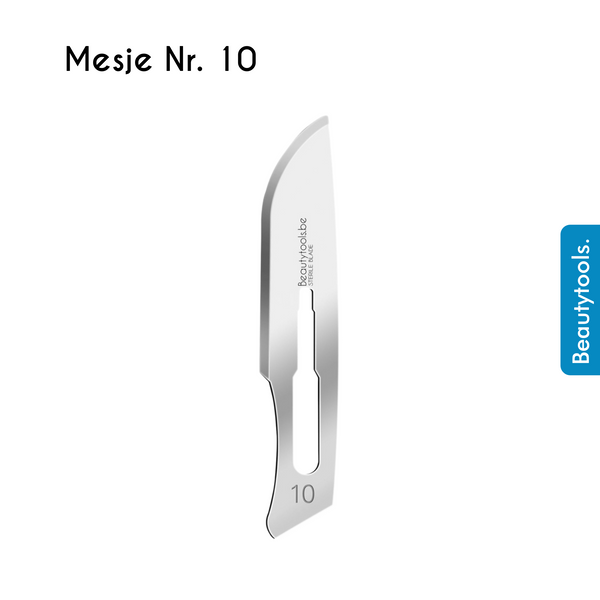 Scalpel Set met Bistouri Houder Nr.3 + Scalpel Mesjes Nr.10 (100 stuks) | BeautyTools Online