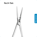 PRECISE Klemschaar Recht  - Forcep 12,5 cm (MS-2991) | BeautyTools Online