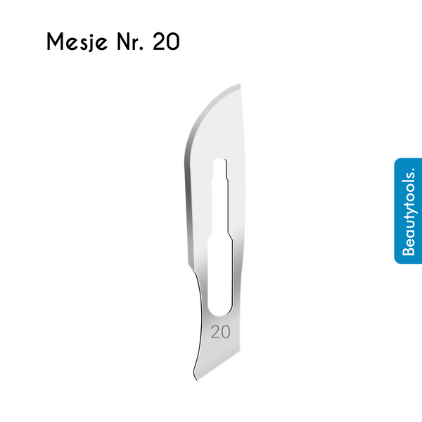 Scalpel Set met Bistouri Houder Nr.4 + Scalpel Mesjes Nr.20 (100 stuks) | BeautyTools Online