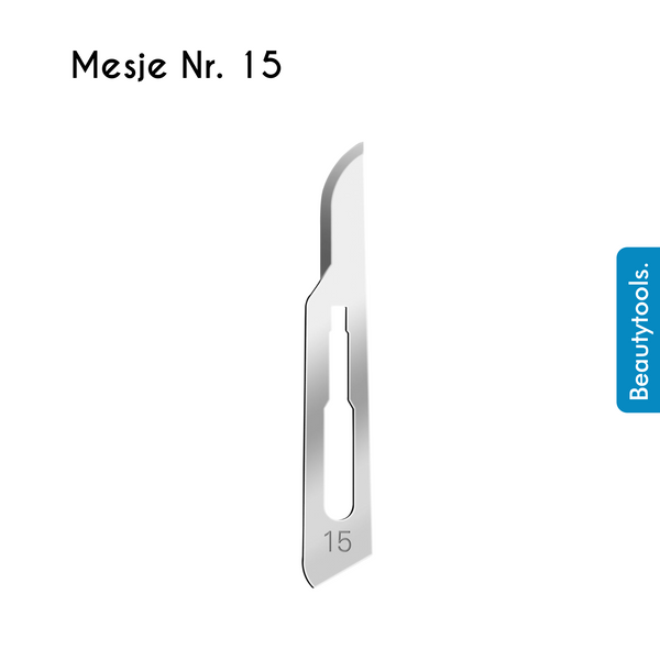 Scalpel Set met Bistouri Houder Nr.3 + Scalpel Mesjes Nr.15 (100 stuks) | BeautyTools Online