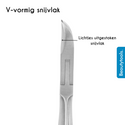 Nagelknipper V-vorm - Diabetes - 15 mm (NN-0089) | BeautyTools Online