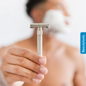 Set Schavette incl. Vervangmesjes - Safety Razor (SR-1802) | BeautyTools Online